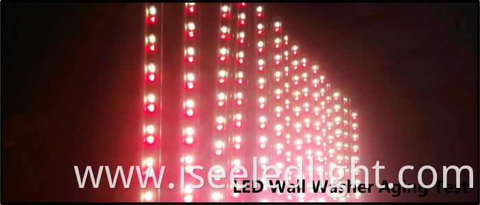 Red Color wall washer outdoor